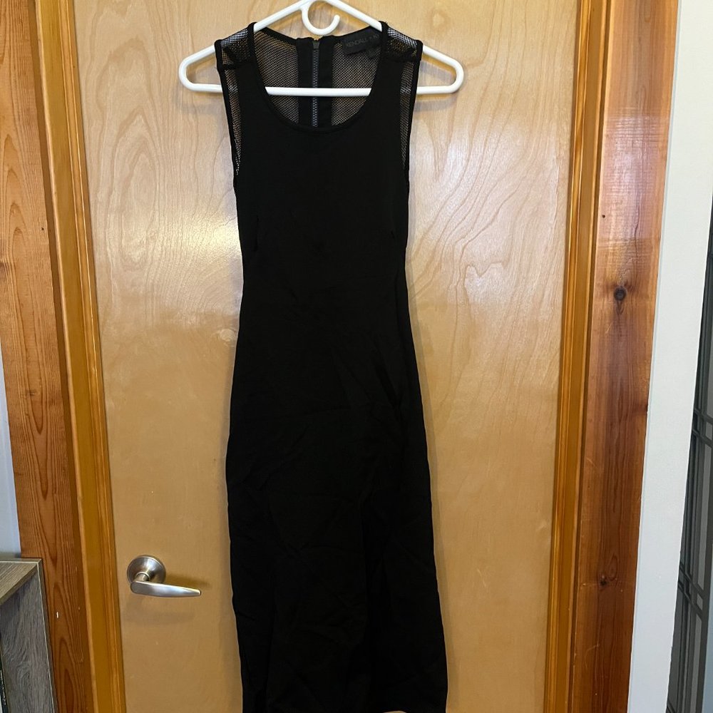 Kendall & Kylie Black Dress - body hugging with cutouts (Sz L)